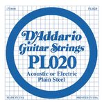 D'addario D-PL-020 gitaarsnaar staal