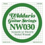 D'addario DNW-030 nickel round wound .030 gitaarsnaar