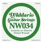 D'addario DNW-034 nickel round wound .034 gitaarsnaar