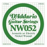 D'addario DNW-052 nickel round wound .052 gitaarsnaar