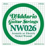 D'addario DNW-026 nickel round wound .026 snaar