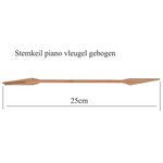 Piano - vleugel stemkeil hout leder gebogen