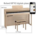 Roland HP702 digitale piano