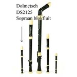 Dolmetsch DS2125 Nova model in C, 3-delig, duitse boring, dubbele gaatjes