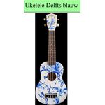 Ukelele sopraan Delfts blauw