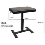 Pianobank PBH-200 hydraulisch 48x31,45-61cm