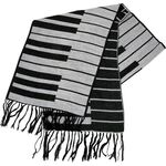 Wintersjaal pianotoetsen kasjmier-achtig