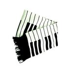Wintersjaal pianotoetsen