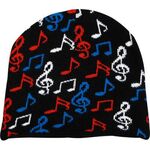 Winter muts (Beanie) muziekmotieven