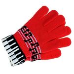 Stretch handschoenen Pianotoetsen/noten