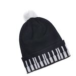 Winter muts met pianotoetsen