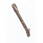 Dasclip met saxofoon bergkristal