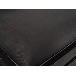 Pianobank Beethovenbank zwart hoogglans