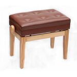 Beethovenbank met berging zwart hoogglans