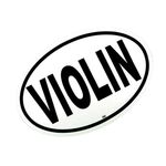 Ovalen sticker Violin