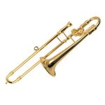 Kerstversiering trombone verguld