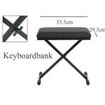 Keyboardbankje X-model 53.5x29.5cm
