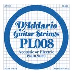 D'addario D-PL-008 gitaarsnaar staal