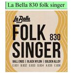 La Bella 830 set classic black-nylon gitaarsnaren