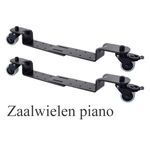 Pianowielen, zaalwielen, met rem
