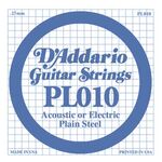 D'addario D-PL-010 staal gitaarsnaar staal