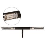 Pianolamp-bureaulamp zwart mat, LED met USB