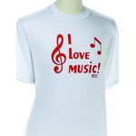 T-shirt, I Love Music