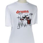 T-shirt, Drums