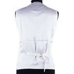 Zijden Vest Muziekmotief Wit maat M