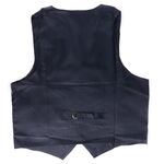 Geweven vest met bladmuziek, maat L