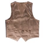 Geweven vest met bladmuziek, maat M