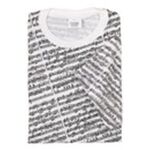 T-shirt bladmuziek