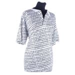 T-shirt, Henley bladmuziek maat L