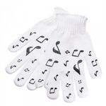 Handschoenen met muzieknoten