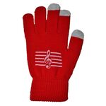 Touchscreen handschoenen met vioolsleutel
