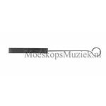 Stemkeil diskant rubber met draad