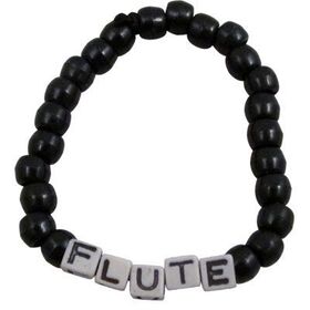 Armband met tekst, Flute