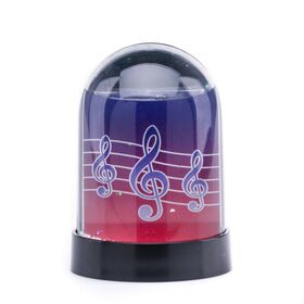 Sneeuwbol pennenbak met vioolsleutel