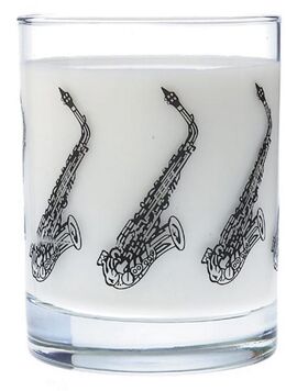 Drinkglas saxofoon