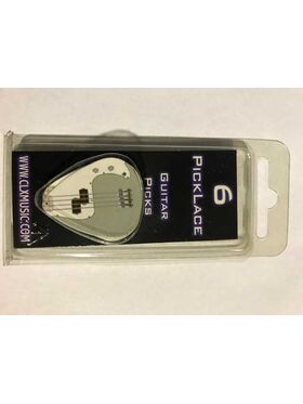 Picklace plectrums basgitaar 6 stuks