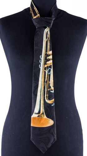 Stropdas trompet zwart