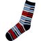Damessokken pianotoetsen blauw