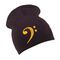 Winter muts (Beanie) Bassleutel zwart