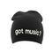 Winter muts (Beanie) Got Music? zwart