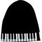 Winter muts (Beanie) pianotoetsen