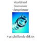Staaldraad piano pianosnaar-vleugelsnaar Staaldraad piano pianosnaar-vleugelsnaar