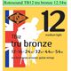 Rotosound TB12 Tru Bronze snarenset akoestisch Rotosound TB12 Tru Bronze snarenset akoestisch