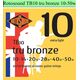 Rotosound TB10 Bronze snarenset akoestisch Rotosound TB10 Bronze snarenset akoestisch