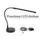 Pianolamp PLM-280-BK LED lamp dimbaar