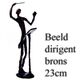Beeld dirigent brons 23 cm.